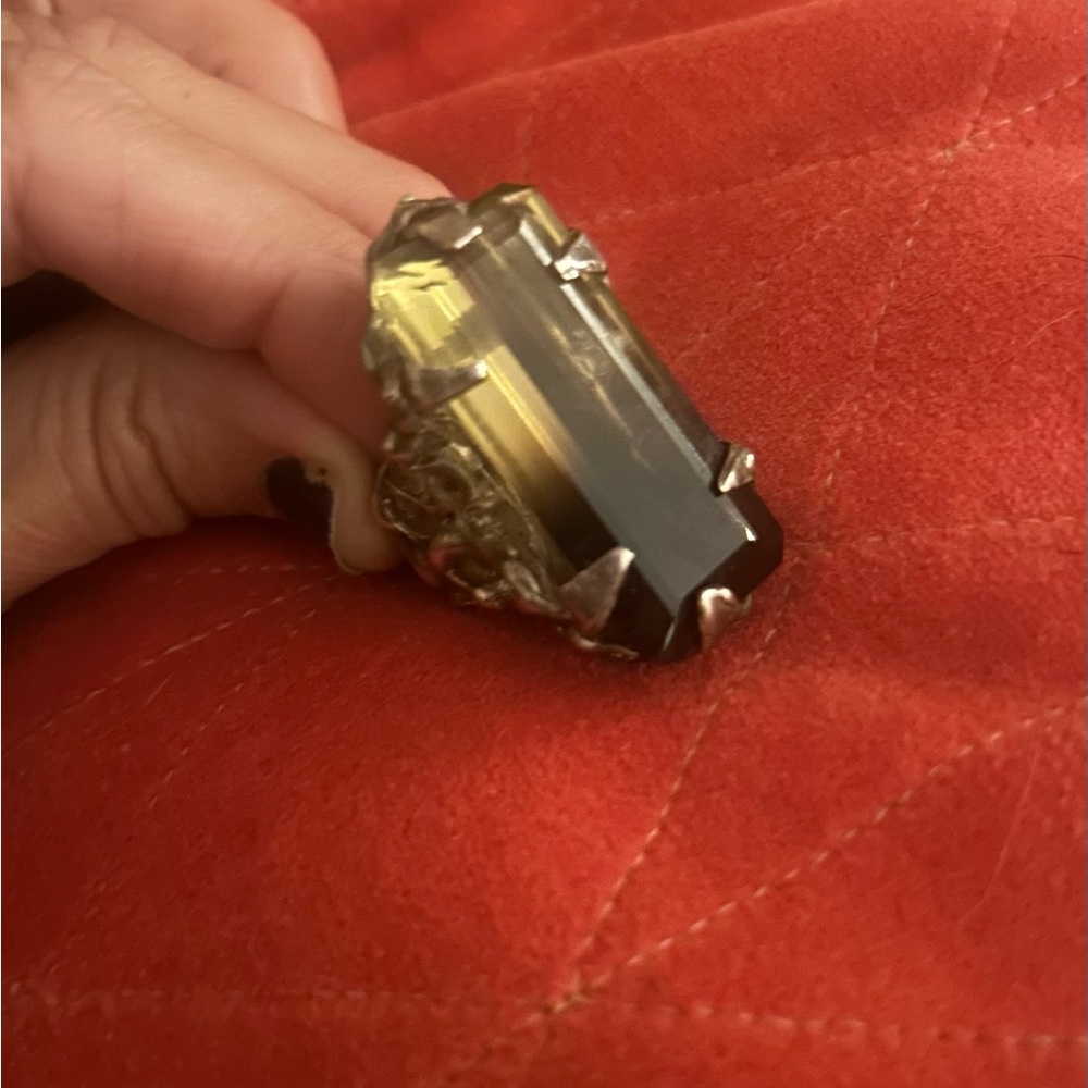 Beautiful Artisan Quartz Sterling Ring
